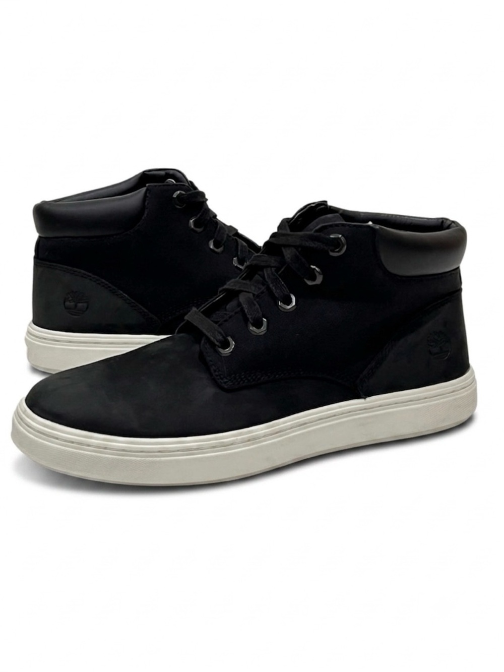 Timberland Bria Black Leather Suede Ankle Boot Size 9.5